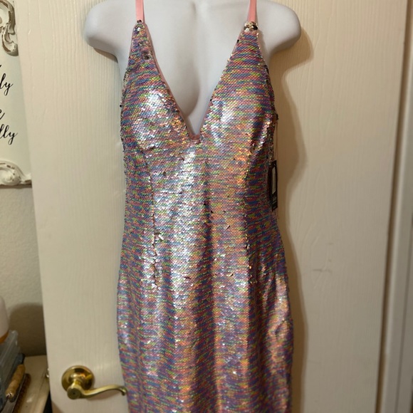 Aidan by Aidan Mattox Pastel Multi NWT size 10 - Picture 4 of 8